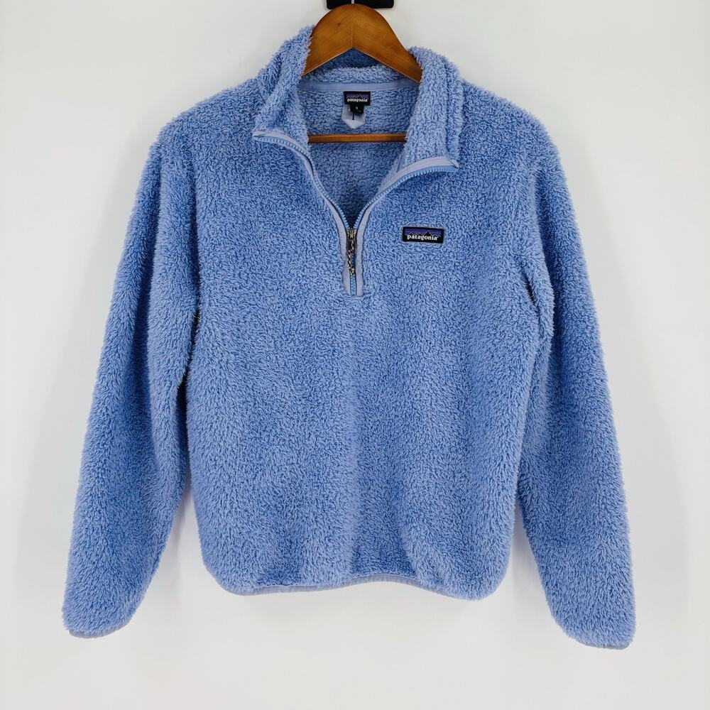 Patagonia Light Blue Half-Zip Fleece Pullover